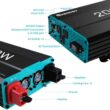 Renogy RNG-INVT-2000-12V-P2 2000-Watt Pure Sine Wave Inverter 12V DC to 120V AC Converter for Off-Grid Solar Power w/ Built-in 5V/2.1A USB Port