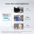 Renogy BATT-AGM12-200 Deep Cycle AGM Battery 12-Volt 200Ah Safe Charge Most Home Appliances for RV, Off-Grid Solar System, Maintenance-Free