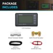 Renogy RBM500-G1 500 Amp Universal Battery Monitor, High and Low Voltage Programmable Alarm Renogy RBM500-G1 500 Amp Universal Battery Monitor, High and Low Voltage Programmable Alarm