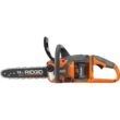 RIDGID R01101K 18V Brushless 12 in. Electric Chainsaw Kit - 6.0 Ah MAX Battery, Charger Included