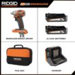 RIDGID R8723K-AC8400802 18V SubCompact Brushless Cordless Impact Driver Kit with 2.0 Ah Battery, Charger, and Extra 2.0 Ah Battery