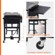 Royal Gourmet GB4003 36 in. 4-Burner Flat Top Gas Grill Griddle Liquid Propane Outdoor Griddle Station, 52,000 BTU in Black Royal Gourmet GB4003 36 in. 4-Burner Flat Top Gas Grill Griddle Liquid Propane Outdoor Griddle Station, 52,000 BTU in Black