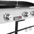 Royal Gourmet GD401C 4-Burners Portable Propane Gas Grill and Griddle Combo Grills in Black with Side Tables with Cover Royal Gourmet GD401C 4-Burners Portable Propane Gas Grill and Griddle Combo Grills in Black with Side Tables with Cover