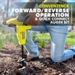 RYOBI P29016BTL ONE+ 18V Cordless Earth Auger with 3 in. Bit (Tool Only)