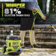 RYOBI RY40306BTLVNM 40V HP Brushless Whisper Series 2000 PSI 1.2 GPM Cold Water Electric Pressure Washer (Tool Only)