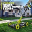 RYOBI P20160 ONE+ 18V 12 in. Cordless Mower with 4.0 Ah Battery and Charger