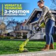 RYOBI P20160 ONE+ 18V 12 in. Cordless Mower with 4.0 Ah Battery and Charger