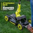 RYOBI P20160 ONE+ 18V 12 in. Cordless Mower with 4.0 Ah Battery and Charger