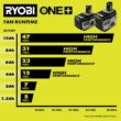 RYOBI ONE+ 18V 8.0 Ah Lithium-Ion HIGH PERFORMANCE Battery