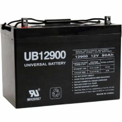UPG UB12900 (Group 27) 12-Volt 90 Ah Z1 Terminal Sealed Lead Acid (SLA) AGM Rechargeable Battery