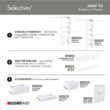 ClosetMaid 7032 Selectives 48 in. W - 112 in. W White Reach-In Tower Wall Mount 6-Shelf Wood Closet System ClosetMaid 7032 Selectives 48 in. W - 112 in. W White Reach-In Tower Wall Mount 6-Shelf Wood Closet System