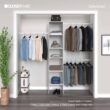 ClosetMaid 7032 Selectives 48 in. W - 112 in. W White Reach-In Tower Wall Mount 6-Shelf Wood Closet System ClosetMaid 7032 Selectives 48 in. W - 112 in. W White Reach-In Tower Wall Mount 6-Shelf Wood Closet System