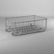 TRINITY 2-Pack 11.5-in W x 6-in H 1-Tier Cabinet-mount Metal Pull-out Sliding Basket Kit
