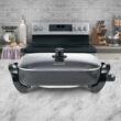 Brentwood 16 inch Electric Skillet with Glass Lid