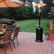 Hanover 7-ft. 48,000 BTU Steel Umbrella Propane Patio Heater in Black, HAN004BLK