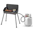 Costway 2-in-1 Gas Camping Grill and Stove with Detachable Legs