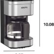 Krups Simply Brew Stainless Steel Drip Coffee Maker - Silver/Black