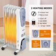 Costway 1500W Oil Filled Radiator with Thermostat and 4 Bottom Wheels