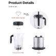 Costway 1500W Smoothie Maker High Power Blender with 10 Speeds