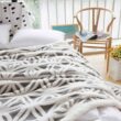 LOMAO Sherpa Fleece Blanket 60x80 Fuzzy Soft Throw Blanket Dual Sided Blanket for Couch Sofa Bed (Grey, 60''x80'') - 6
