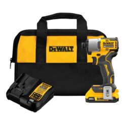DEWALT 20V Max 20-volt Max Brushless Impact Driver (1-Battery Included, Charger Included and Soft Bag included)