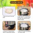 Secura Electric Food Steamer, Vegetable Double Tiered Stackable Baskets with Timer 1200W Fast Heating Stainless Steel Digital Steamer 8.5 Quart - 7