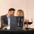 Electric Wine Opener-Wine Gifts-Automatic Wine Opener Rechargeable-Cordless Electric Corkscrew-Wine Bottle Opener with Foil Cutter, 2 in 1 Aerator Pourer, Vacuum Stopper, Gift Box - 6