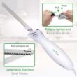 NutriChef Electric Carving Turkey Slicer Kitchen Knife | For Thanksgiving | Portable Electrical Food Cutter Knife Set with Carving Blades & Wood Carving Stand | Cuts Meat, Bread, Cheese & Fruit - 2