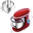 Costway 6.3 Quart Tilt-Head Food Stand Mixer 6 Speed 660W - Red