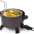 National Presto 10-quart Kitchen Kettle XL Steamer Multi-Cooker, Black - 4