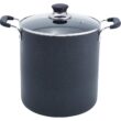 T-fal Specialty Nonstick Stockpot 12 Quart Oven Safe 350F Cookware, Pots and Pans, Dishwasher Safe Black