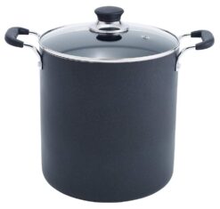 T-fal Specialty Nonstick Stockpot 12 Quart Oven Safe 350F Cookware, Pots and Pans, Dishwasher Safe Black