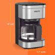 Krups Simply Brew Stainless Steel Drip Coffee Maker - Silver/Black