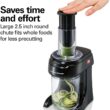 Hamilton Beach 3-in-1 Electric Vegetable Spiralizer & Slicer With 3 Cutting Cones for Veggie Spaghetti, Linguine, and Ribbons, 6-Cups, Black,70930 - 4
