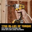 DEWALT 20V Max 20-volt Max Brushless Impact Driver (1-Battery Included, Charger Included and Soft Bag included)