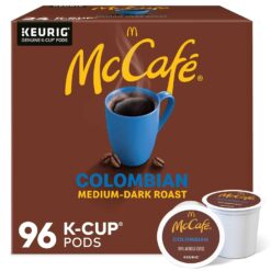 McCafe Colombian, Single Serve Coffee Keurig K-Cup Pods, Medium Roast, 96 Count (4 Packs of 24) - 1