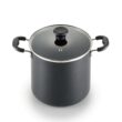 T-fal Specialty Nonstick Stockpot 12 Quart Oven Safe 350F Cookware, Pots and Pans, Dishwasher Safe Black