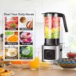 Costway 1500W 5-Speed Countertop Smoothie Blender with 5 Presets and 68oz Tritan Jar