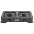 ABBA Double Burner Portable Propane StoveTop - Lightweight Alloy Steel Portable Stove, 13.19