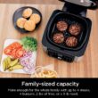 Ninja AG301 Foodi 5-in-1 Indoor Electric Grill with Air Fry, Roast, Bake & Dehydrate - Programmable, Black/Silver Ninja AG301 Foodi 5-in-1 Indoor Electric Grill with Air Fry, Roast, Bake & Dehydrate - Programmable, Black/Silver - 3
