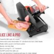 Chefman Die-Cast Electric Meat & Deli Slicer, A Powerful Machine with Adjustable Slice Thickness, Stainless Steel Blades & Safe Non-Slip Feet To Easily Cut Ham, Cheese, Bread, Fruit & Veggies At Home - 2