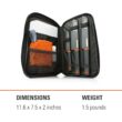 GSI Outdoors, Santoku Knife Set, For Camping, Grey