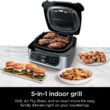 Ninja AG301 Foodi 5-in-1 Indoor Electric Grill with Air Fry, Roast, Bake & Dehydrate - Programmable, Black/Silver Ninja AG301 Foodi 5-in-1 Indoor Electric Grill with Air Fry, Roast, Bake & Dehydrate - Programmable, Black/Silver - 2