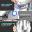 Costway 6.3 Quart Tilt-Head Food Stand Mixer 6 Speed 660W - Silver