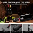 Electric Wine Opener-Wine Gifts-Automatic Wine Opener Rechargeable-Cordless Electric Corkscrew-Wine Bottle Opener with Foil Cutter, 2 in 1 Aerator Pourer, Vacuum Stopper, Gift Box - 5