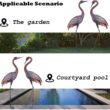 Kircust Garden Crane Statues Patina Heron Decoy, Standing Metal Crane Sculptures Bird Yard Art for Outdoor Decor, Set of 2 Kircust Garden Crane Statues Patina Heron Decoy, Standing Metal Crane Sculptures Bird Yard Art for Outdoor Decor, Set of 2 - 6
