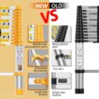 BOWEITI Telescoping Extension Ladder 12.5FT Heavy Duty Upgrade,Aluminum Telescopic Ladder with Upgrade Material/Accessories - 2
