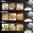 Costway 6.3 Quart Tilt-Head Food Stand Mixer 6 Speed 660W - Silver