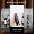 Electric Wine Opener-Wine Gifts-Automatic Wine Opener Rechargeable-Cordless Electric Corkscrew-Wine Bottle Opener with Foil Cutter, 2 in 1 Aerator Pourer, Vacuum Stopper, Gift Box - 4