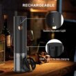 Electric Wine Opener-Wine Gifts-Automatic Wine Opener Rechargeable-Cordless Electric Corkscrew-Wine Bottle Opener with Foil Cutter, 2 in 1 Aerator Pourer, Vacuum Stopper, Gift Box - 3